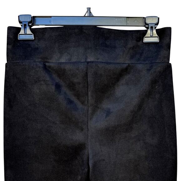 NWT Evolutionary Faux Suede Flair Pants Black Size Juniors Large Tween Teen - Picture 4 of 8